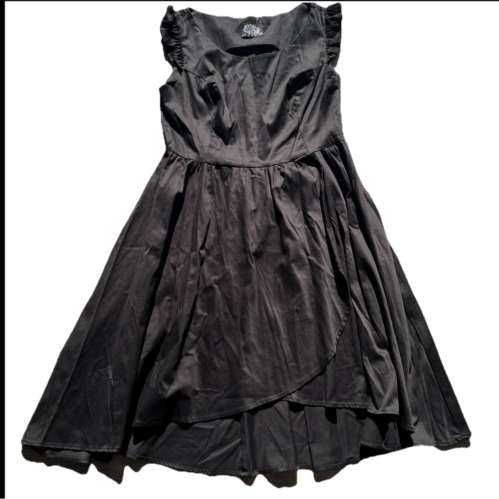 Elegant Black Sleeveless Dress Size XXL